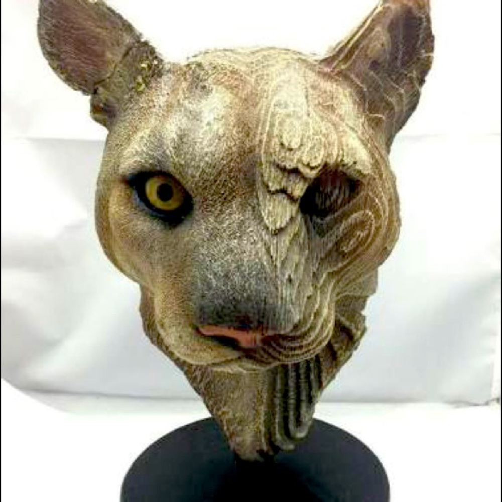 Rick Cain Spirit of the Mountain Cougar Sculpture